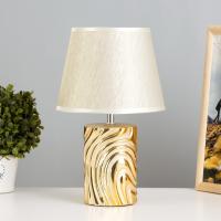 Лампа настол. Калиса золото 40w Е14 19*19*32 Risalux