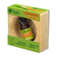 Ароманабор сол. испарит. 700г, эф. масло ЭАКАЛИПТ 15мл "Банные штучки" 32483