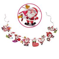 Гирлянда бум. Веселый Дед Мороз 3м 18*21 008070