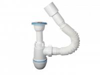 Сифон  1 1/2"*40 с гибкой  трубой  А0515 Анипласт