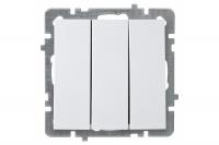 Выключатель 3-кл. механизм белый 24110466 Nilson Thema