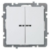 Выключатель 1-кл.с подсветкой 24110402 Nilson Thema 