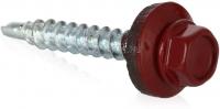 Саморез кровельный RAL 3011 4,8*51 красно-коричневый