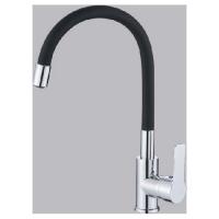 Смеситель для кухни 35к НВ 70112-7 HAIBA гибкий излив, черный 