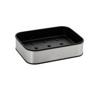 Мыльница нерж.ст.+ черн.пласт. 22073 САНАКС