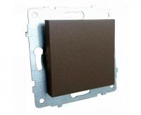 Выкл 1кл 10А мокка OVIVO 600-000219-200