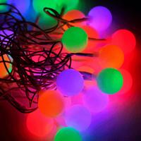 Гирлянда Космос 30LED BigBall_RGB (шарики 2,5см. мультиколор)