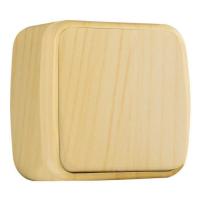 Выключатель 1-кл Светлое дерево 10А Минск EKF