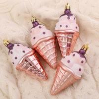 Украшение Рожок мороженого 4шт 4,5*10см 4942040