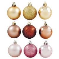 Набор шаров 6см 9шт Пастель 001277