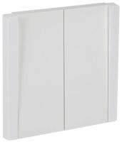 Выключатель 2-кл.проходной 10А белый FP207 FORTEPIANO IEK