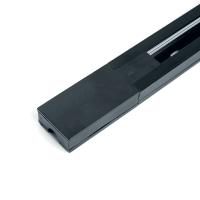 Шинопровод черный 2м квадратн. Feron CAB1005 (токовод,заглушка,крепление)