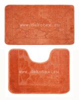 Коврик BANYOLIN из 2 шт.  50х80 терракотовый