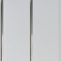 Вагонка ПВХ 2-х секц. Хром 0,2м*3м Пензапласт