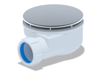 Сифон для душ. поддона 1 1/2*90, h53, Е350 Анипласт