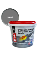 Краска резиновая д/наруж. и внутр. работ 6кг Серая DALI