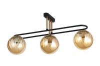 Д8063/3 BK+FG Люстра потолочная 