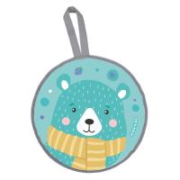 Снегокат игрушка Nika ЛР40/МД с медведем