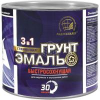 Грунт-эмаль быстросохнущая Серая 1,9 кг Радугамалер
