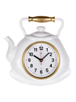 Часы 3129-001 Чайник "Классика" 27*28,5см Рубин