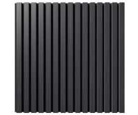 Рейка интерьерная 40*16*2,8 Чёрный Эбонитовый