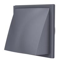 Выход стенной 150*150 корич, с обр. клап. с фланцем D125 1515К12,5ФВ 