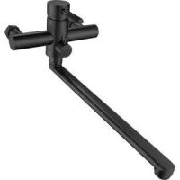 Смеситель д/ванны ARGO SOLID 35-L35 Black 1-рыч картридж d-35