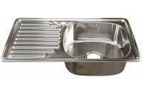 Мойка врез. правая 76х42 (0,8) вып 3 1/2 (18см) MIXLINE