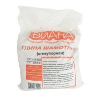 Шамотная глина , огнеупорная 5кг Диана