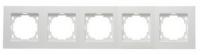 Рамка 5-ая  белая 24110095 Nilson Thema 