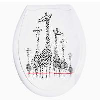 Сиденье для унитаза  фотопринт Жирафы