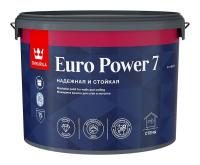 Краска интерьерная стойкая к мытью EURO POWER 7 A 9 л ТИККУРИЛА