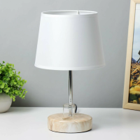 Лампа настол. Аэлита Белый 40w Е14 18*18*31 Risalux