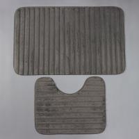 Набор ковриков д/в "Оливия" 50*80/50*40см серый