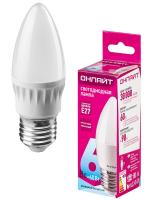 Лампа светодиодная  Е27 4000К 6Вт свеча OLL 71631 ОНЛАЙТ