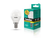 Лампа G45 LED 8/830/E14 (8Вт 220В) Camelion Basic power 