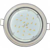 Светильник GX53 H4 встраив. без реф. 2цв. (серебро-жемчуг-серебро)  Ecola