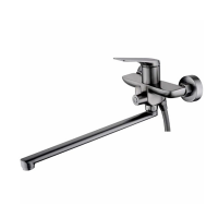 Смеситель д/ванны 35к НВ22816-3 HAIBA оружейная сталь  