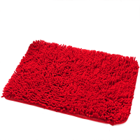 Коврик BANYOLIN "Макароны" 1 шт. 60*100см (красный) Арт.М-108