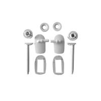 Крепеж для сиденья Универсал белый -8/25