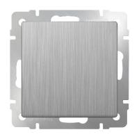 Выключатель 1-кл. WL-SW-1G (серебрянный рифленый) Werkel