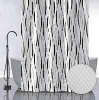 Штора д/ванной Ленты 05-07, без колец 180*180