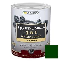 Грунт-эмаль 3в1 Зеленый мох 0,8кг Лакра