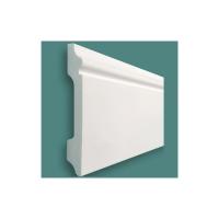 Плинтус UHD 01/80 2м напольн. белый ударопрочн. (клей)