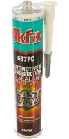 Клей-герметик полиуретановый Серый 310мл Быстросохнущий Akfix