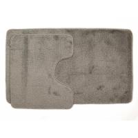 Коврик для в/к из 2 шт. 50*80 172 серый AQUA Prime Be Maks 