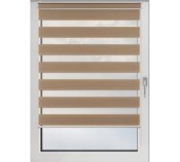 Штора рулонная 80*160см DAY&NIGHT бежево-серый