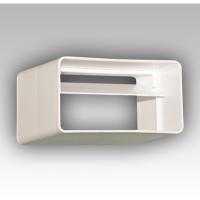 Соединитель 60х120 с обратным клапаном ПВХ