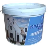 Краска фасадная, белоснежная 3 кг Альтернатива