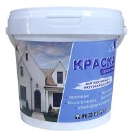 Краска фасадная, белоснежная 1,4 кг Альтернатива